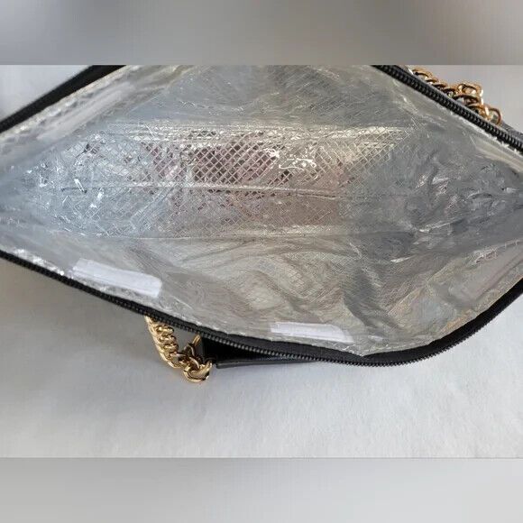 Wild Eye Wine Bottle or Lunch Insulated Cooler Bag Gold Studded Freezer Handbag - Picture 6 of 7